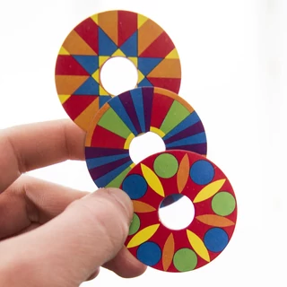 Szivárvány korong optikai játék
