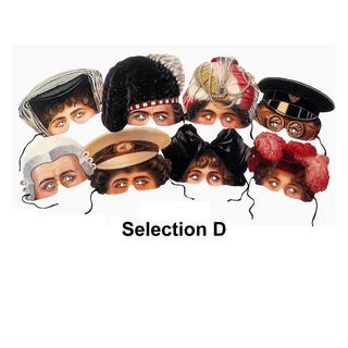 VIKTORIA 8 db álarcos szet ABCD VIKTORIA 8 db álarcos szet ABCD