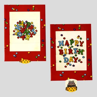 Happy Birthday  Boldog születésnapot  változó képeslap Happy Birthday  Boldog születésnapot  változó képeslap