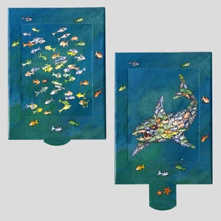 Telhetetlen hal változó képeslap Telhetetlen hal változó képeslap