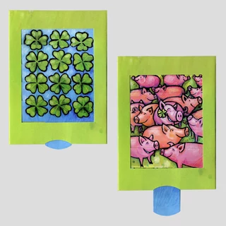 Sok szerencsét  változó képeslap Sok szerencsét  változó képeslap