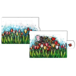 Tulipánok  változó képeslap Tulipánok  változó képeslap