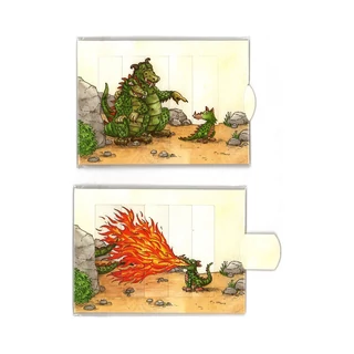 Sárkány család változó képeslap