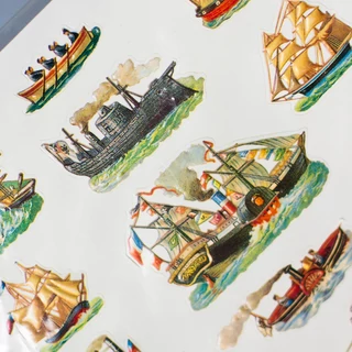 Hajók csónakok vitorlások  23 db matrica Hajók csónakok vitorlások  23 db matrica