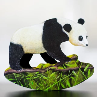 Óriáspanda  hintázó figura, borítékkal Óriáspanda  hintázó figura, borítékkal