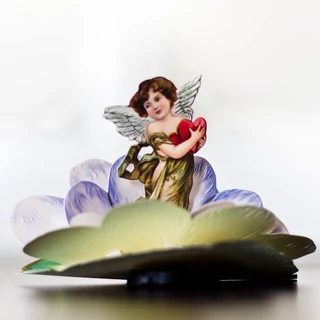 Ámor virága térbeli képeslap