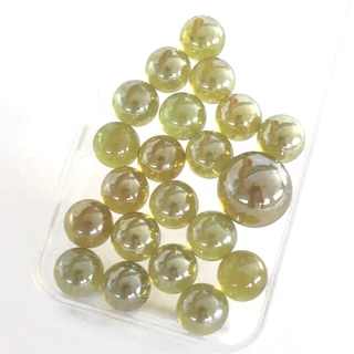 Sárga kristály üveggolyó szett 20+1 db Sárga kristály üveggolyó szett 20+1 db