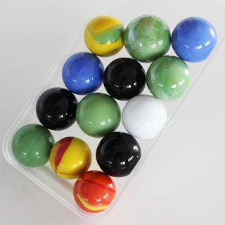 HOT COLOUR 25mm üveggolyó szett 13 db