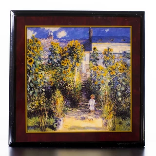 Gyerekek a kertben  Lakkozott, zenélő ékszerdoboz  MONET Gyerekek a kertben  Lakkozott, zenélő ékszerdoboz  MONET