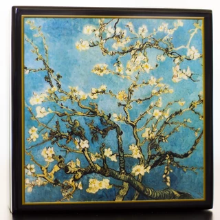 Van Gogh: mandulavirágzás  lakkozott ékszerdoboz Van Gogh: mandulavirágzás  lakkozott ékszerdoboz