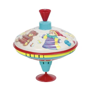 Talpas búgócsiga játék motívumokkal 19 cm Talpas búgócsiga játék motívumokkal 19 cm