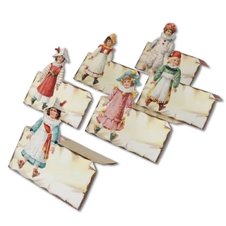 Játékos gyerekek  ültetőkártya (6db/szett) Játékos gyerekek  ültetőkártya (6db/szett)