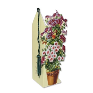 Cserepes virág könyvjelző Cserepes virág könyvjelző