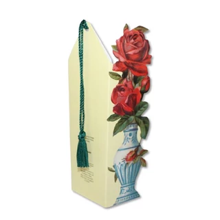 Idilli cserepesvirág  könyvjelző Idilli cserepesvirág  könyvjelző