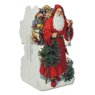 Gazdag Mikulás képeslap borítékkal Gazdag Mikulás képeslap borítékkal