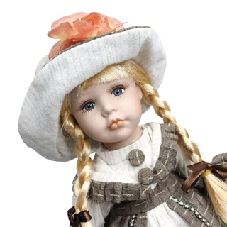PORCELÁNBABA   H 30 CM