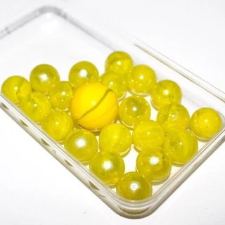 SÁRGA üveggolyó szett 20+1 SÁRGA üveggolyó szett 20+1