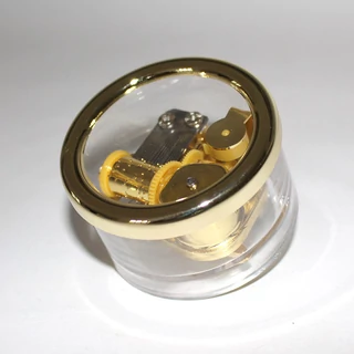 Kör alakú dobozka felhúzós zeneszerkezettel - La vie en rose Kör alakú dobozka felhúzós zeneszerkezettel - La vie en rose