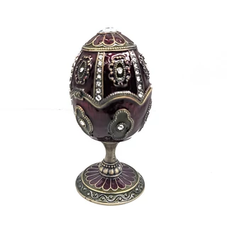 ANTIK ÉKKÖVES ÉKSZERTARTÓ  zenélő Faberge hasonmás ANTIK ÉKKÖVES ÉKSZERTARTÓ  zenélő Faberge hasonmás