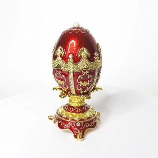 FABERGE tojás hasonmás ékszertartó - zenélő ajándéktárgy FABERGE tojás hasonmás ékszertartó - zenélő ajándéktárgy