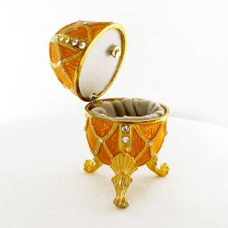 FABERGE tojás , hasonmás ékszertartó - zenélő ajándéktárgy FABERGE tojás , hasonmás ékszertartó - zenélő ajándéktárgy