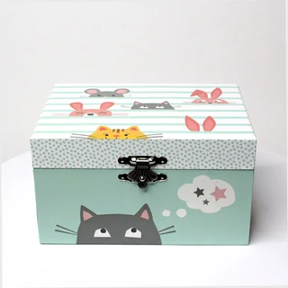 Cicás zenedoboz - világít a sötétben Cicás zenedoboz - világít a sötétben