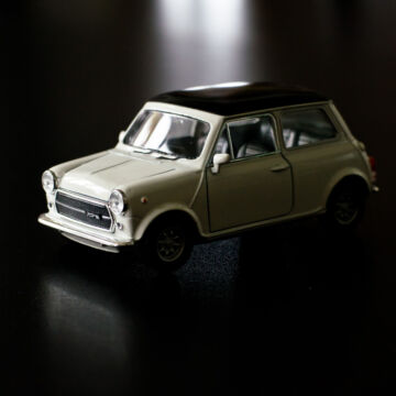 Mini Cooper modellautó  fehér 1:38