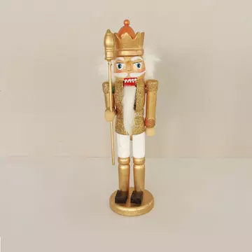 Diótörő király  arany (25 cm)