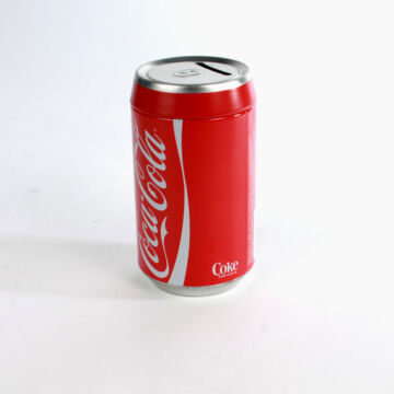 Coca Cola konzerv persely