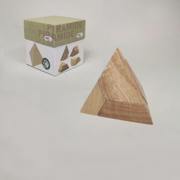 Piramis  logikai puzzle fából