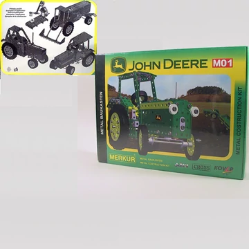 JOHN DEER traktor   MERKUR  fémépítő szett