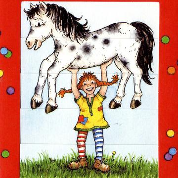 Harisnyás Pippi  változó képeslap