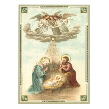 Szent család képeslap