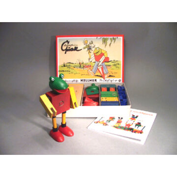 Quak a Béka    minősített figura építő játék     hasonmás dobozban