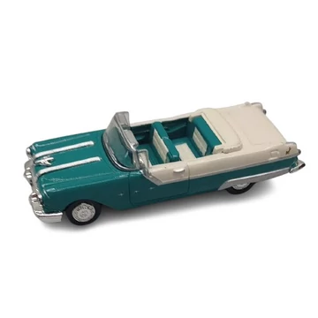 1955 PONTIAC STARCHIEF  zöld/fehér cabrio   1:43   - modellautó   - AMERICAN OLDMOBIL