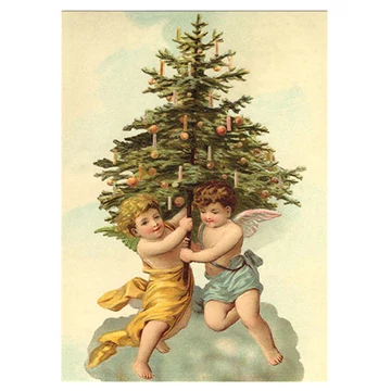 Christmas Angels postcard