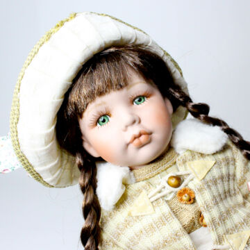 Porcelain doll 42 cm