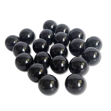 Éjfekete üveggolyó szett  20/25 mm