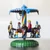 Blue Merry-go-Round with riders - hanging decoration