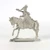 Unpainted flat lead famous hungarian figure, named: Rakoczi