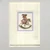 Girl on rocking horse card with envelope