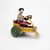 Drunken Clown in threewheeled car original Paya tin toy -1934 modell