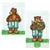 Bear with flowers - changing greating card 